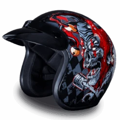 Daytona D.O.T. Cruiser W/ Joker Motorcycle Open Face 3/4 Shell Helmet 10 Daytona D.O.T. Cruiser W/ Joker Motorcycle Open Face 3/4 Shell Helmet -Gearup Co. Store q.21983.0 dc6 j 6