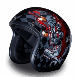 Daytona D.O.T. Cruiser W/ Joker Motorcycle Open Face 3/4 Shell Helmet 11 Daytona D.O.T. Cruiser W/ Joker Motorcycle Open Face 3/4 Shell Helmet -Gearup Co. Store q.21984.0 dc6 j 5
