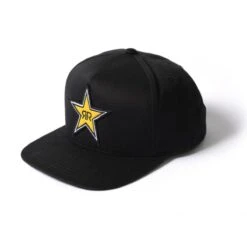 Factory Effex Rockstar Star Snapback Hat, Black