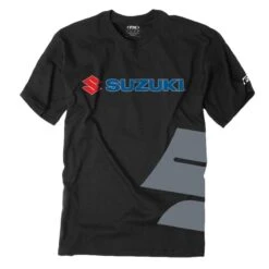 Factory Effex Men's Suzuki Big 'S' T-Shirt, Black