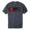 Factory Effex Men's Suzuki S-Bar T-Shirt, Charcoal Gray