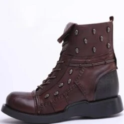 Lace Up Skull Boots -Gearup Co. Store v 64459030 40588824