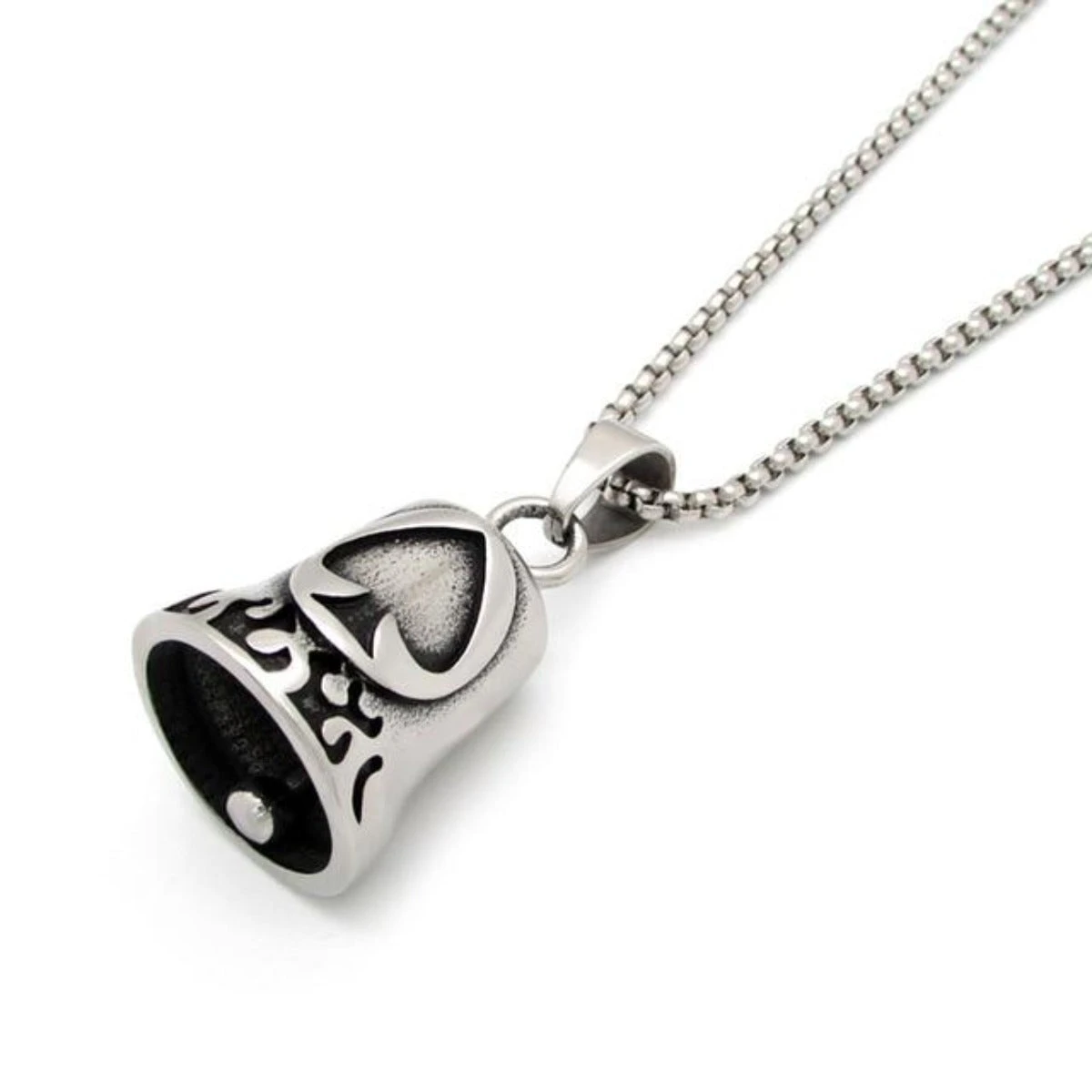 Stainless Steel Biker Spade Gremlin Bell 8 Stainless Steel Biker Spade Gremlin Bell - Image 8