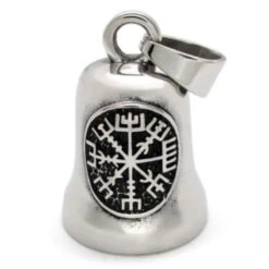 Stainless Steel Viking Compass Gremlin Bell -Gearup Co. Store v sliver 363594147