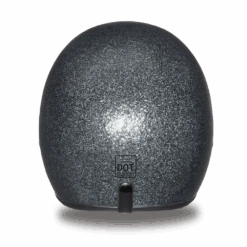 Daytona D.O.T. Cruiser Gun Metal Flake Motorcycle Open Face Helmet, Dark Gray -Gearup Co. Store znb8DkD1